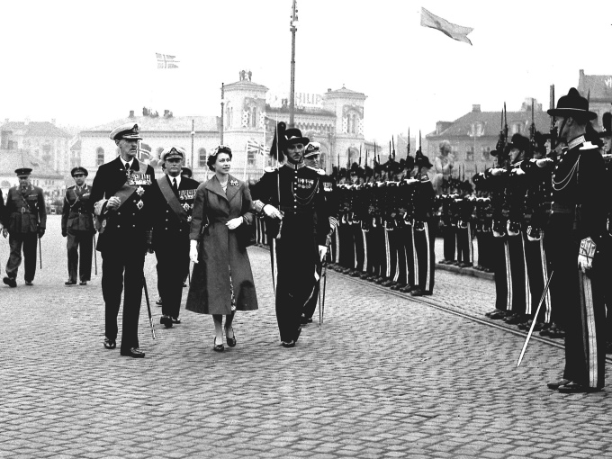 State Visit in 1955. Photo: NTB arkiv  
